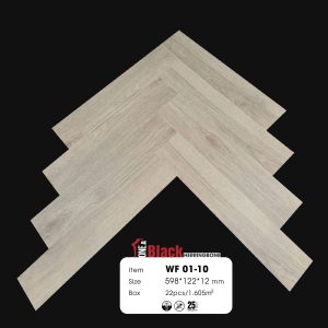 Sàn Gỗ Cốt Đen Xương Cá One Black WF 01-10