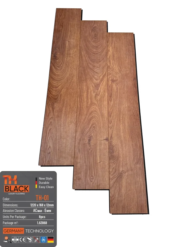 Sàn Gỗ Cốt Đen TH-Black TH-01
