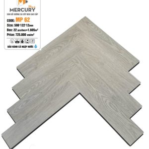 Sàn Gỗ Xương Cá Cốt Đen Mercury Plus MP 62