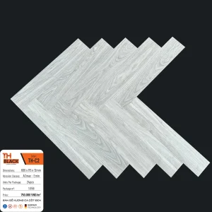 Sàn Gỗ TH Black Cốt Đen Xương Cá TH-C2