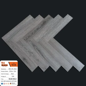 Sàn Gỗ TH Black Cốt Đen Xương Cá TH-C5