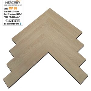 Sàn Gỗ Xương Cá Cốt Đen Mercury Plus MP 06